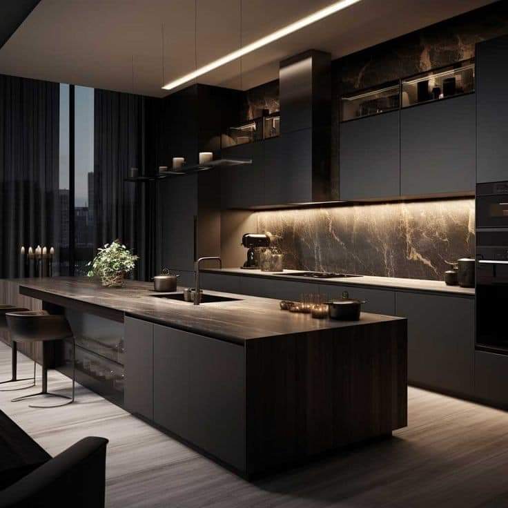 Premium Stainless Steel Kitchen Design