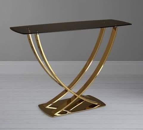 Stainless Steel PVD Coated Console Tables