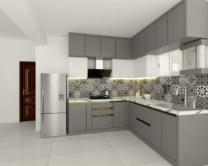 space planning in stainless steel modular kitchens 