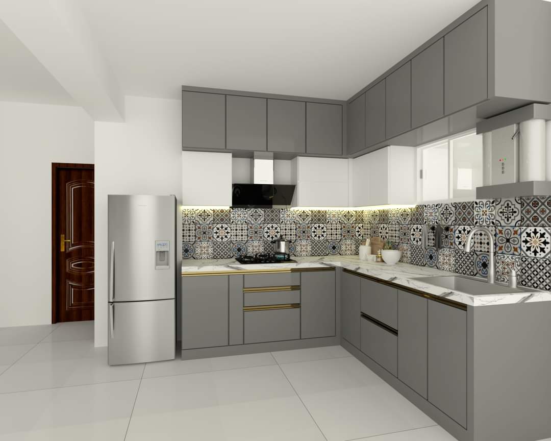 space planning in stainless steel modular kitchens