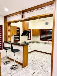 Space planning in stainless steel modular kitchens cost