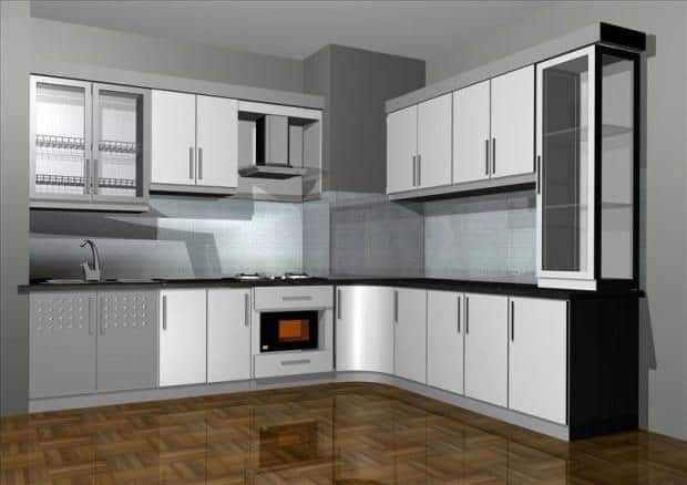  Silver Polished Stainless Steel Cabinets