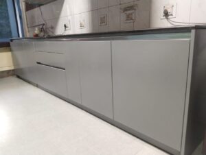 Powder-Coated Steel Modular Kitchens