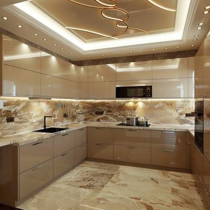 Designer Galvanized Steel Modular Kitchens