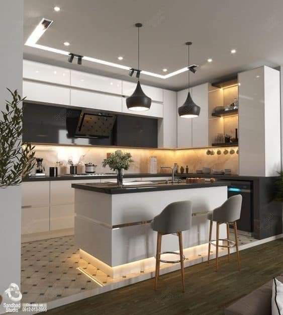 Stone Finish Galvanized Steel Kitchen Islands