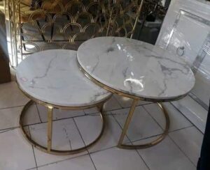 The Right Size Stainless Steel PVD Nesting Tables for Your Home