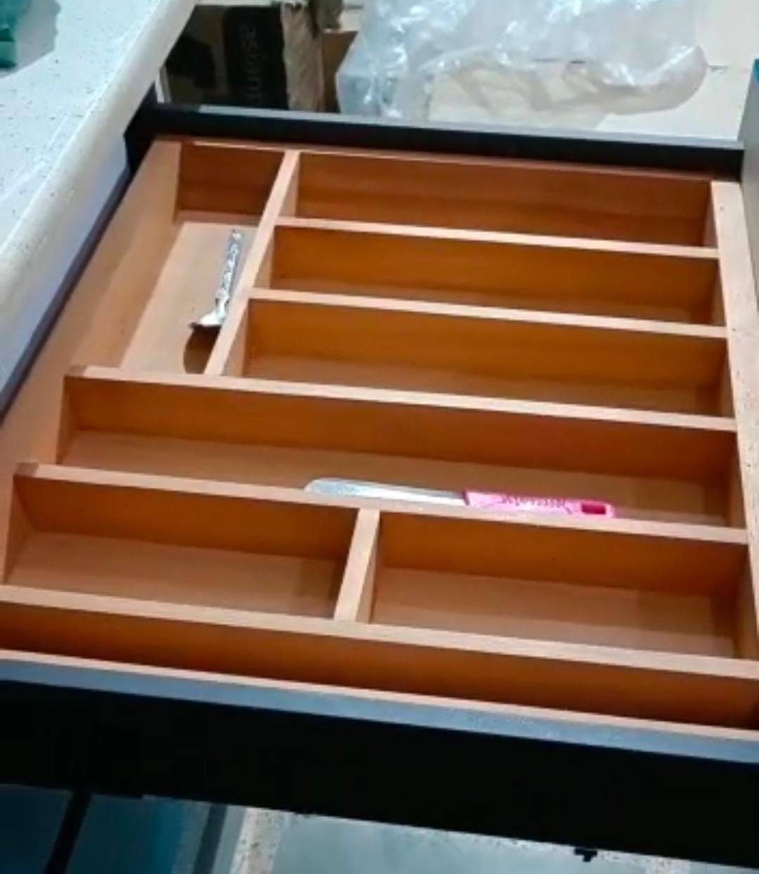 Wooden Cutlery Trays for Modular Cabinets Drawers