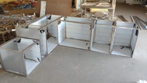 stainless steel kitchen carcass