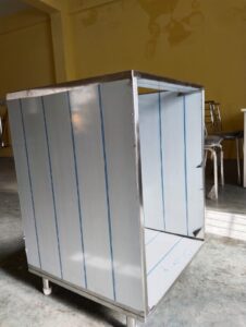Stainless Steel Welded Carcass by Karvi Interio
