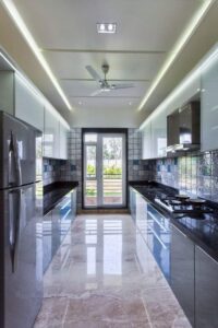 Steel Kitchen Cabinets | Stainless Steel Modular Kitchen India | Karvi Interio