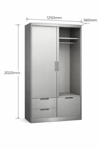 Metal Stainless Steel Wardrobe