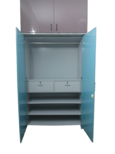 Sheet Metal Wardrobe in Bangalore | Premium Custom Steel Wardrobes by Karvi Interio